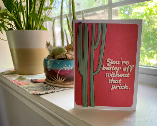 You're Better Off Divorce Card by Stone Donut Design