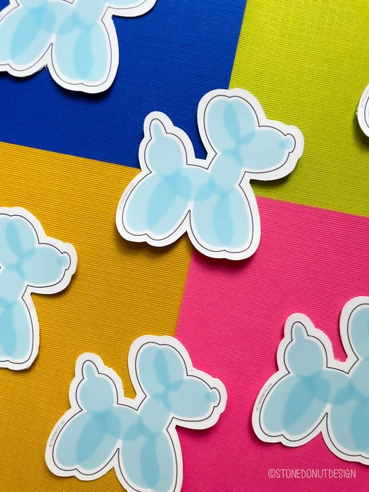 Balloon Dog Vinyl Sticker