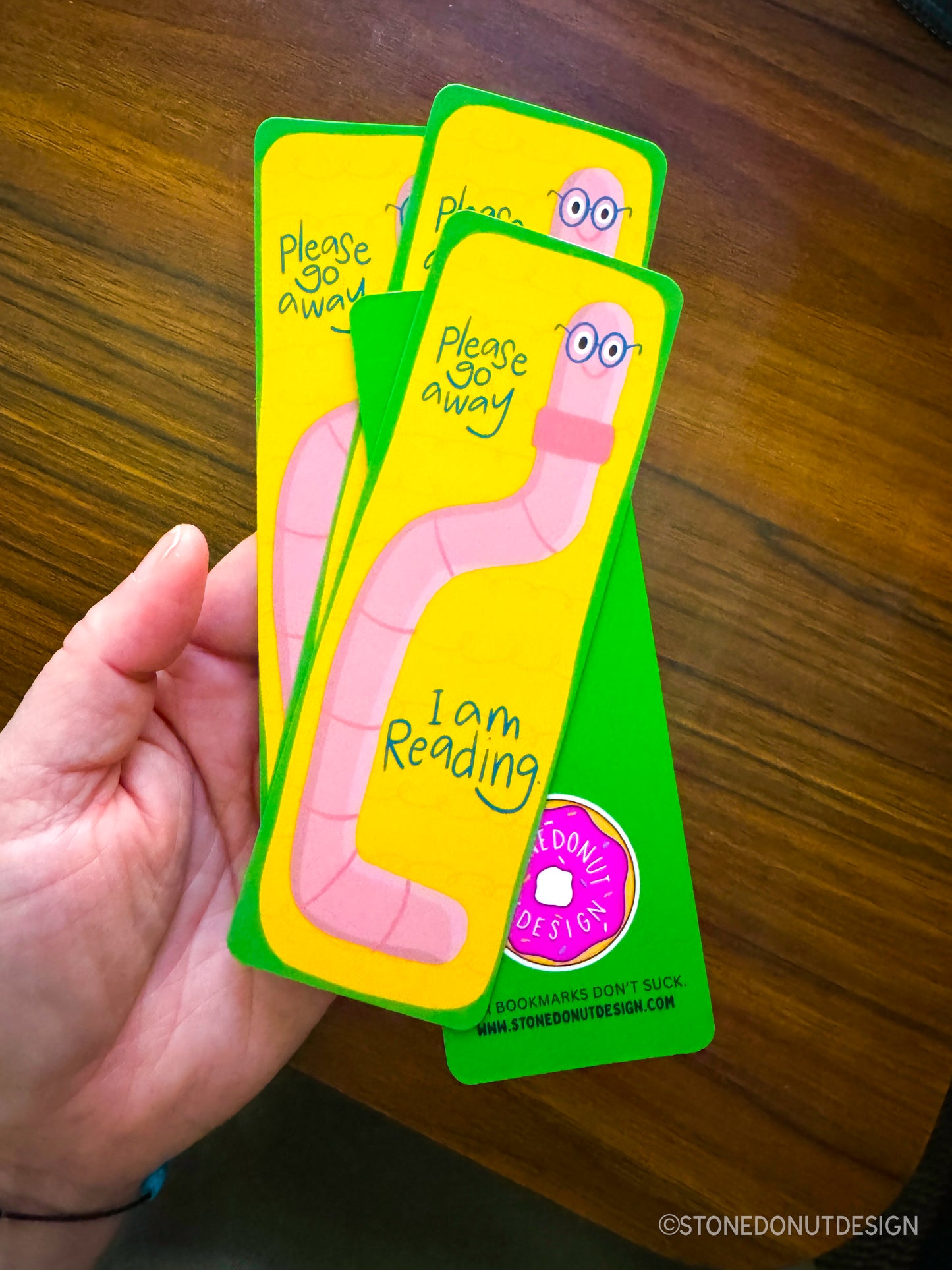 Bookworm Matte Bookmark