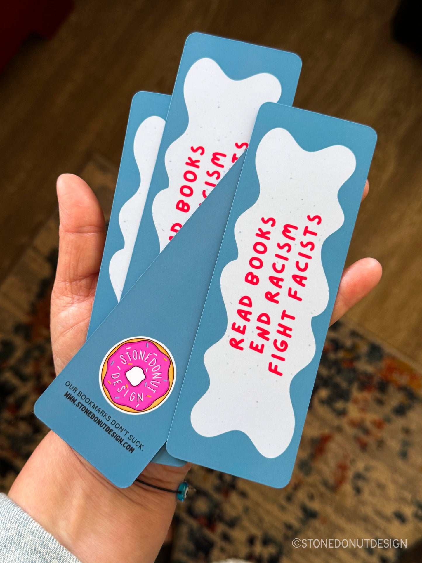 Drink Coffee End Racism Fight Facists Matte Bookmark
