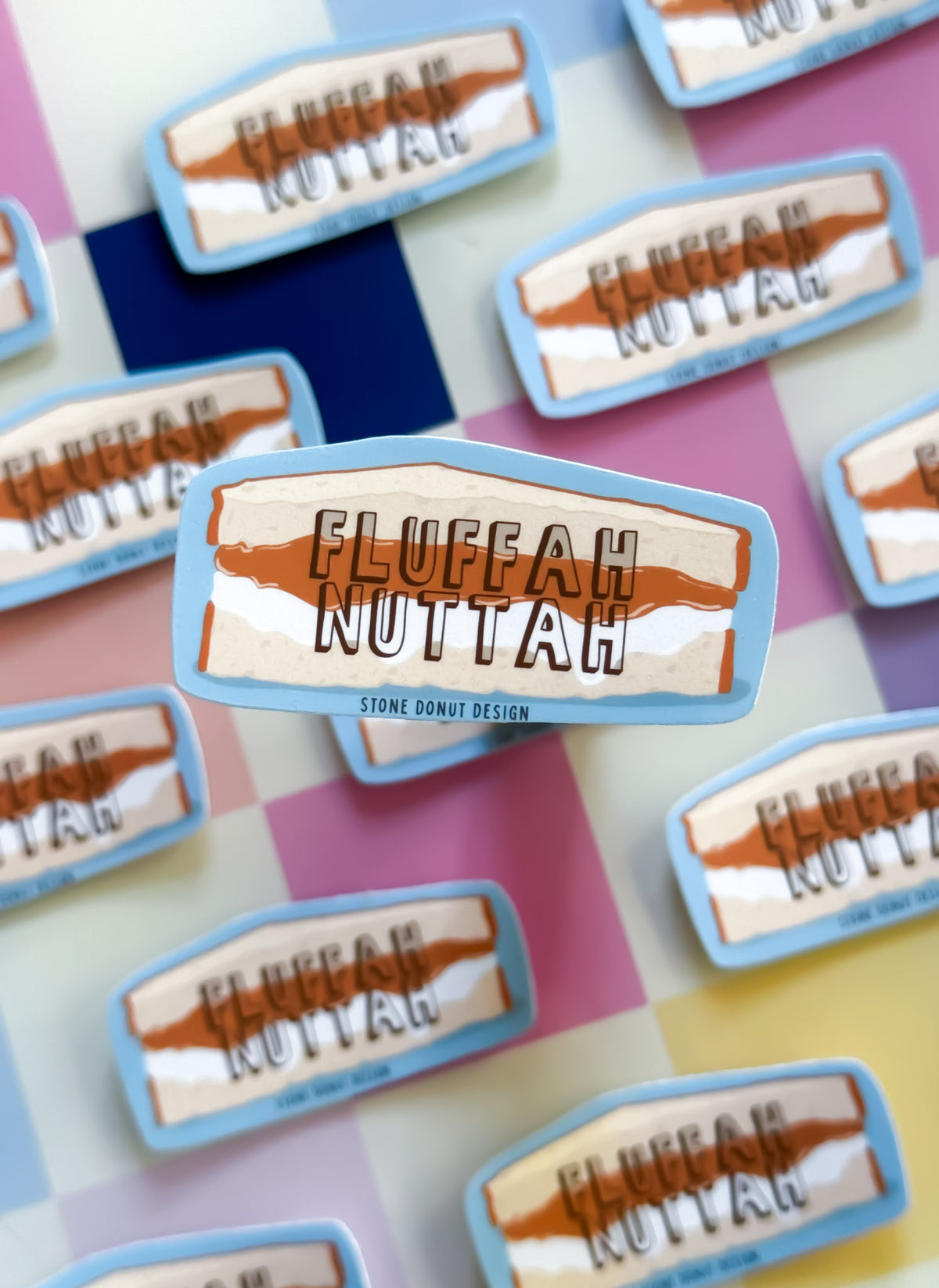 Fluffah Nuttah Vinyl Sticker