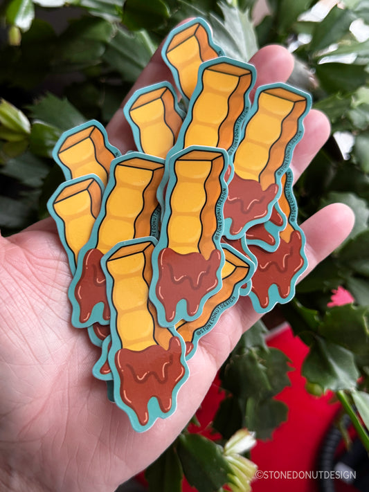 French Fry with Ketchup Sticker