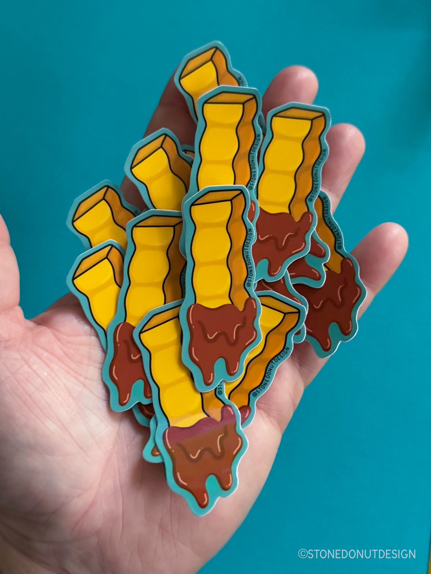 French Fry with Ketchup Sticker