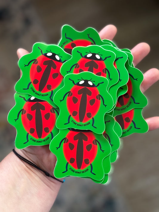Ladybug Vinyl Sticker