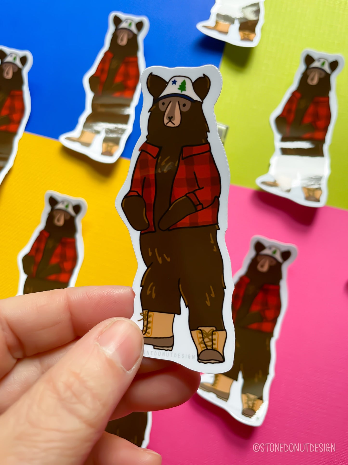 Maine Black Bear Vinyl Sticker