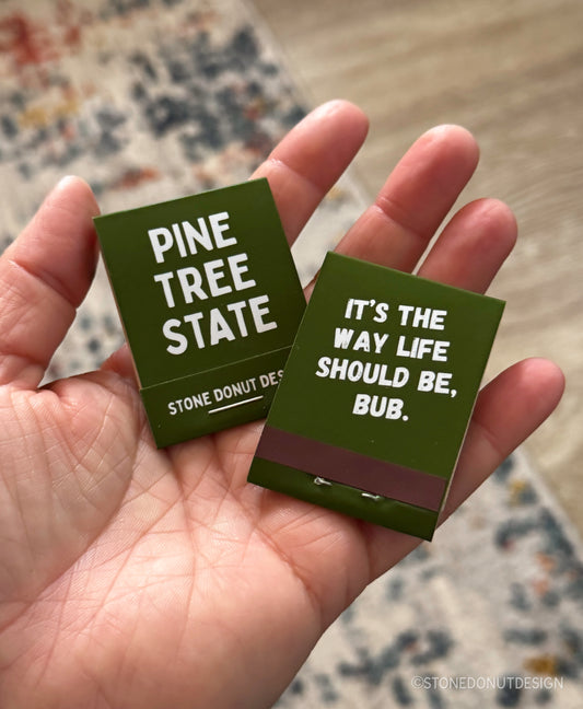 Pine Tree State Matchbook