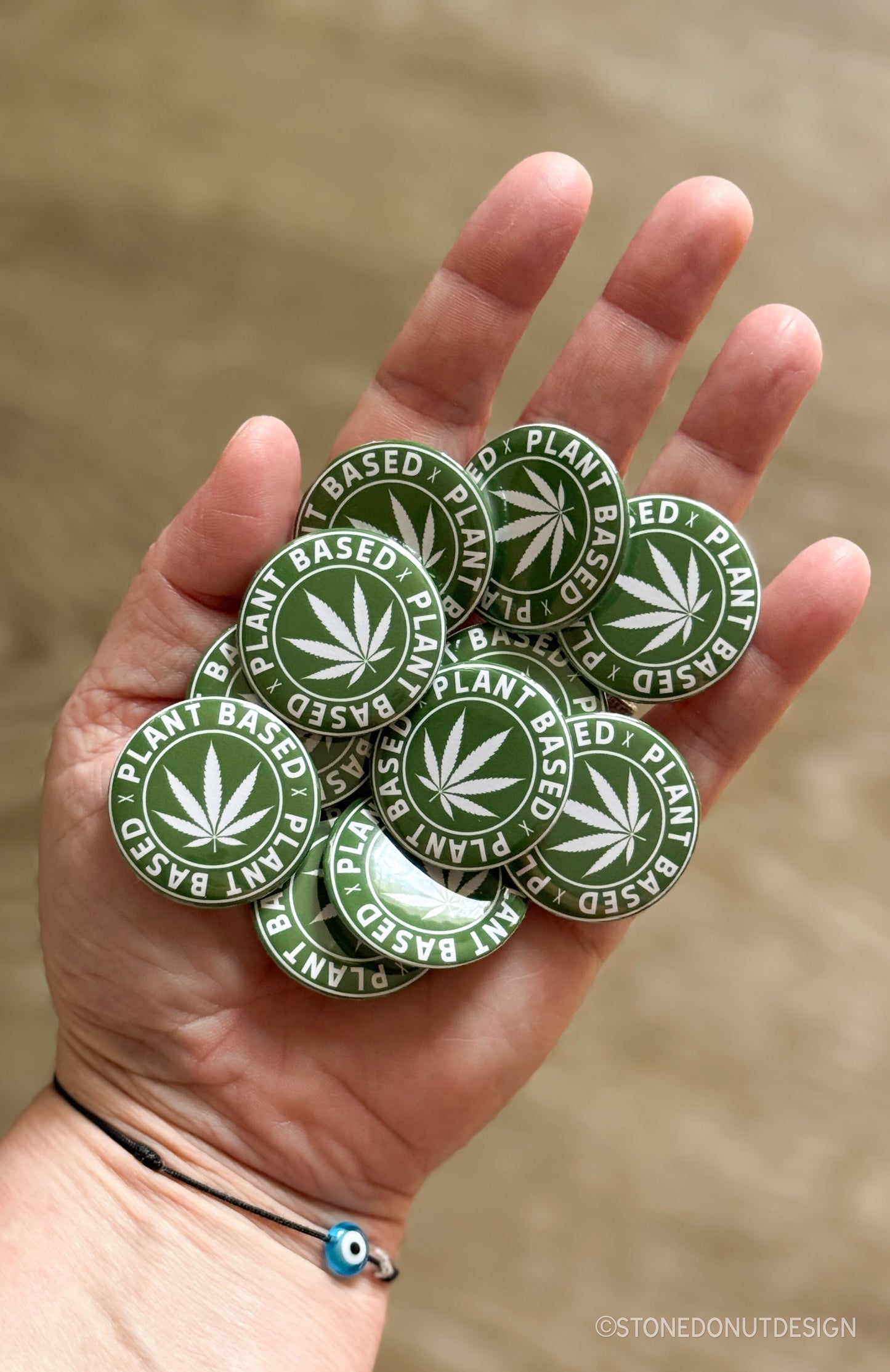 Plant Based Pinback Button