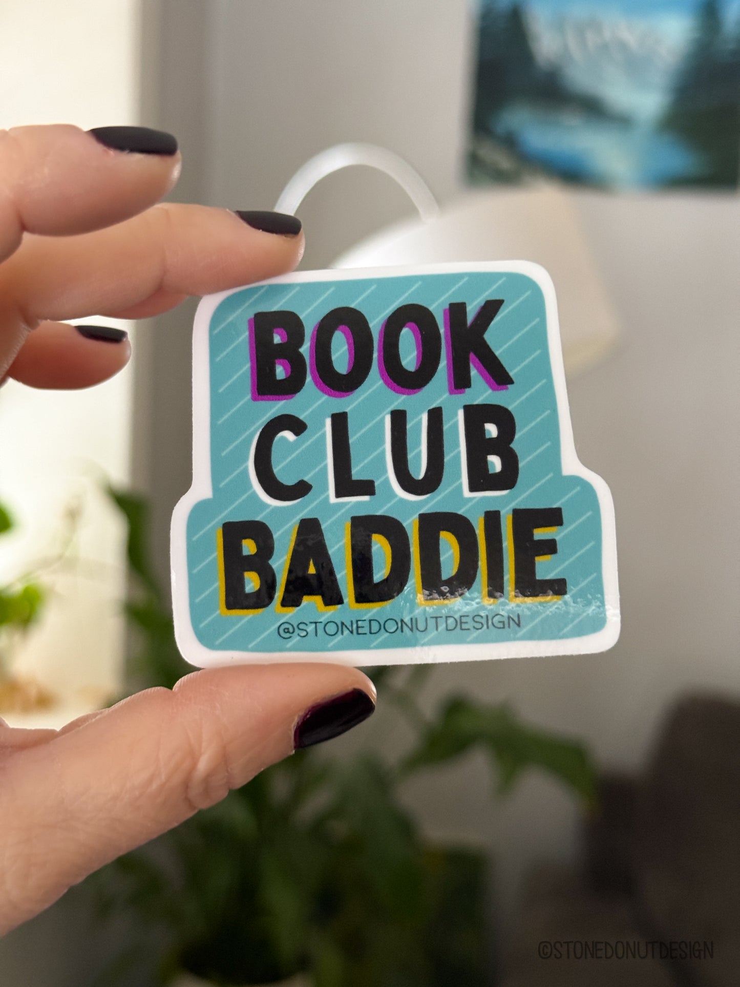 Book Club Baddie Vinyl Sticker