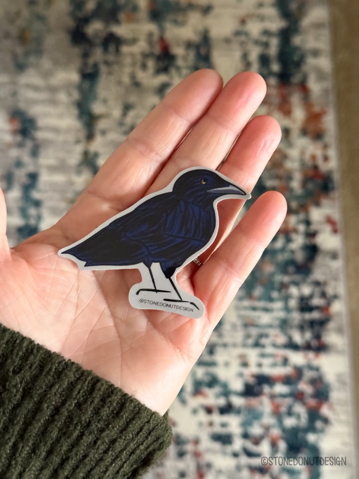 Crow or Raven Vinyl Sticker