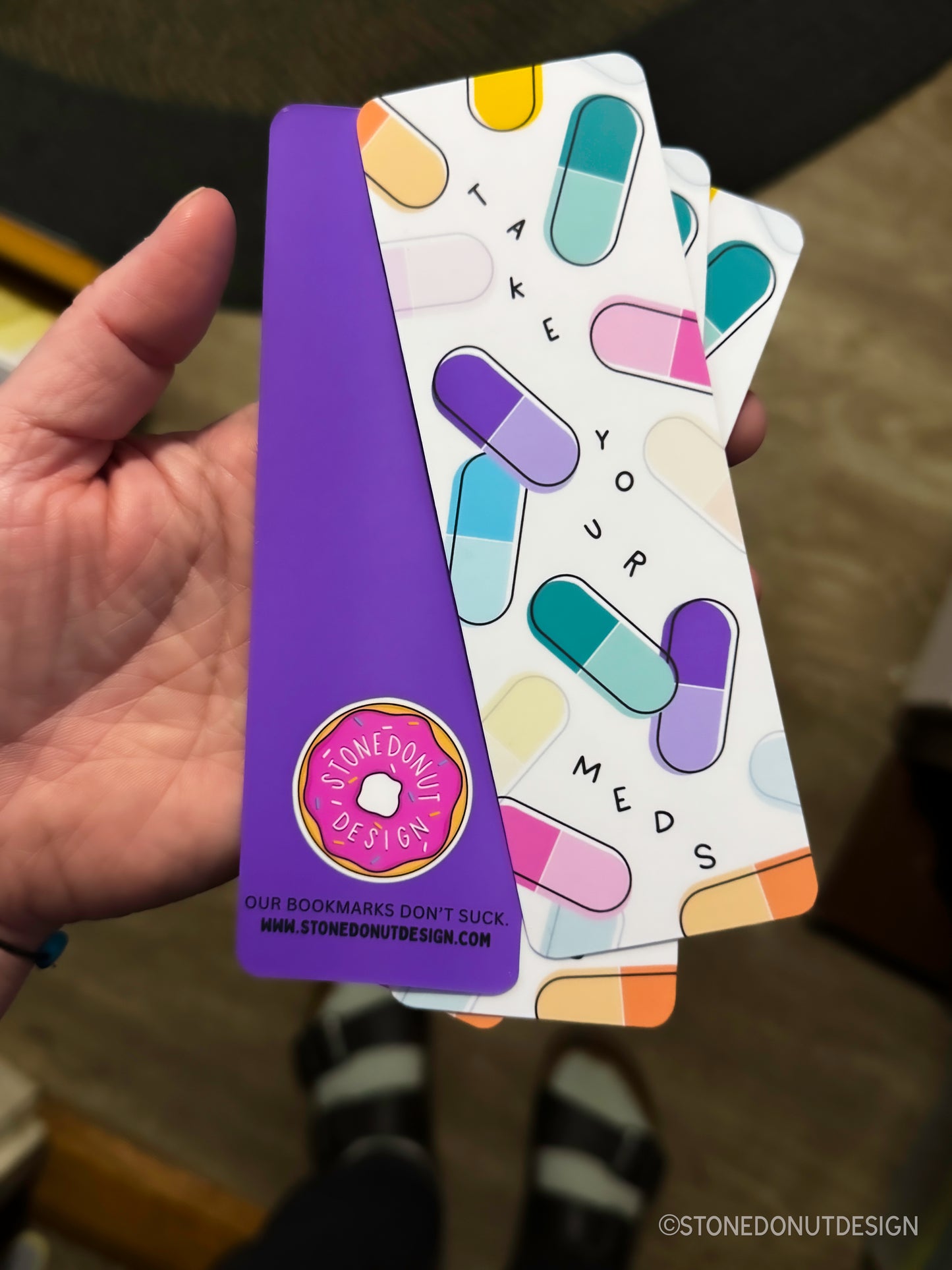 Take Your Meds Matte Bookmark