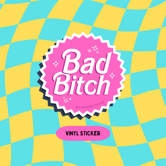 Bad Bitch Vinyl Sticker