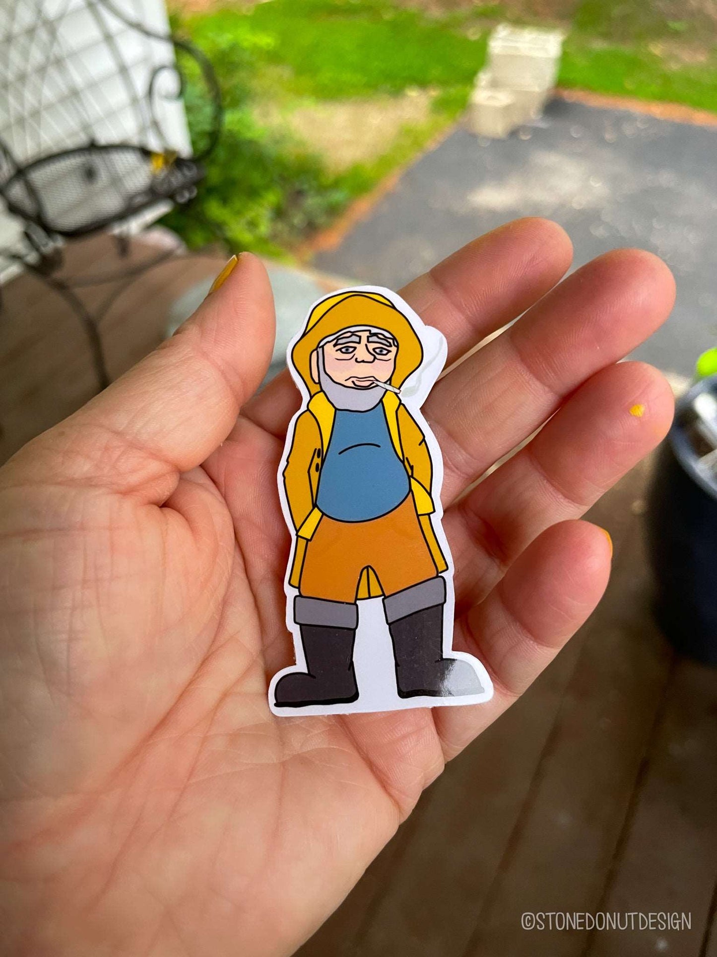 Captain Kief - Lobsterman Vinyl Sticker