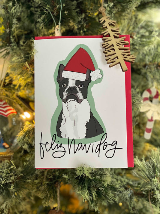 Feliz Navidog Pet Christmas Card