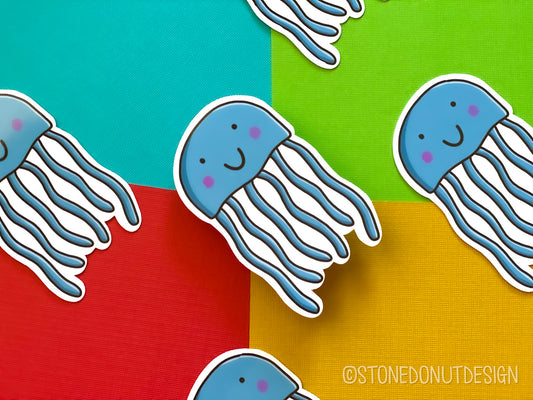 Jellyfish Vinyl Sticker