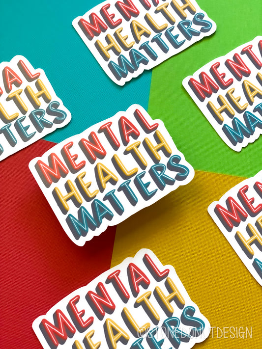Mental Health Matters Vinyl Sticker
