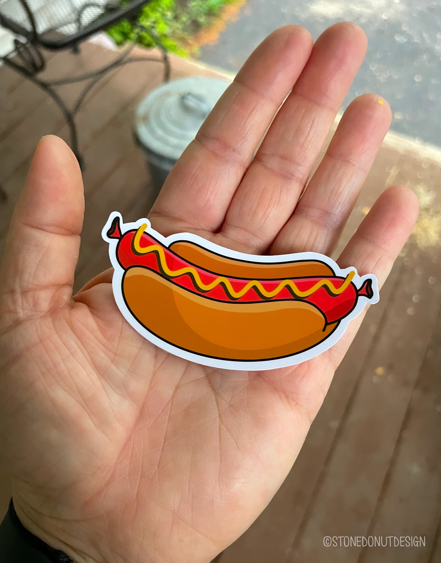 Red Snapper Classic New England Hot Dog Sticker