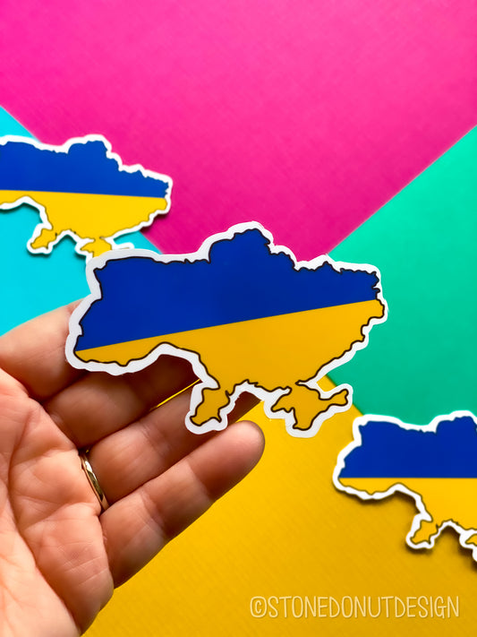 Ukraine Support Sticker