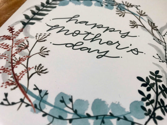 Floral Mother's Day Card by StoneDonut Design