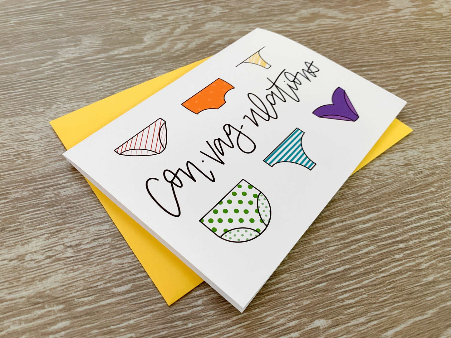 Female Surgery Gender Reassignment Vaginal Rejuvenation Card by StoneDonut Design