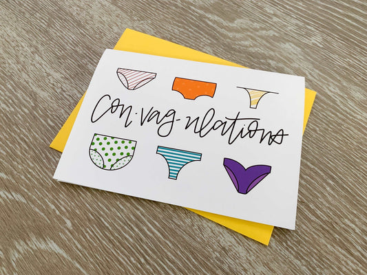 Female Surgery Gender Reassignment Vaginal Rejuvenation Card by StoneDonut Design