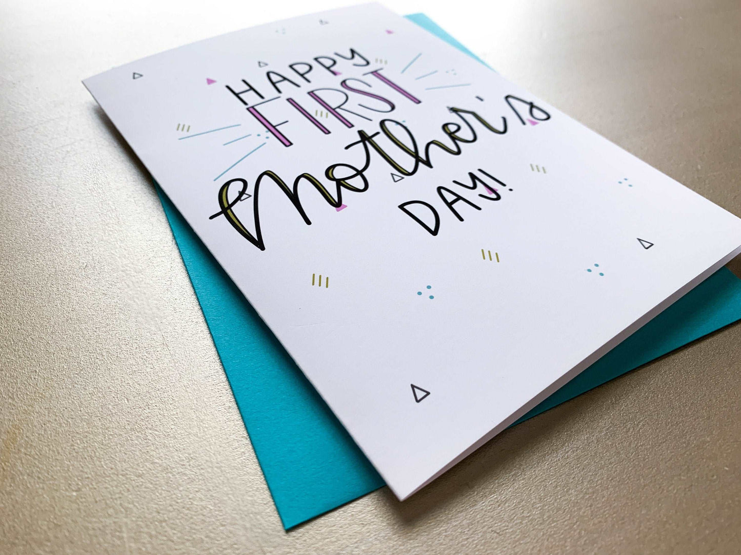 First Mother's Day Handmade Card by StoneDonut Design
