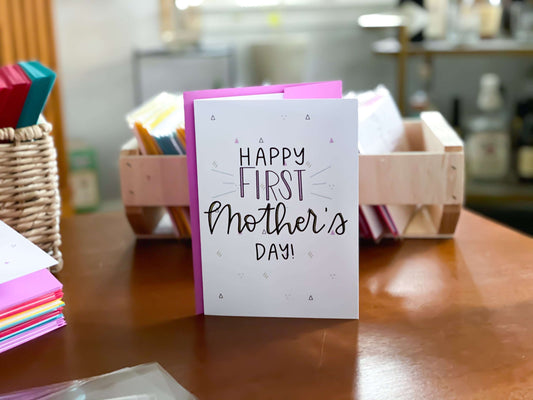 First Mother's Day Handmade Card by StoneDonut Design