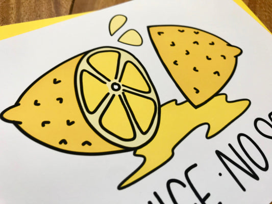 Vasectomy Card All Juice No Seeds by StoneDonut Design