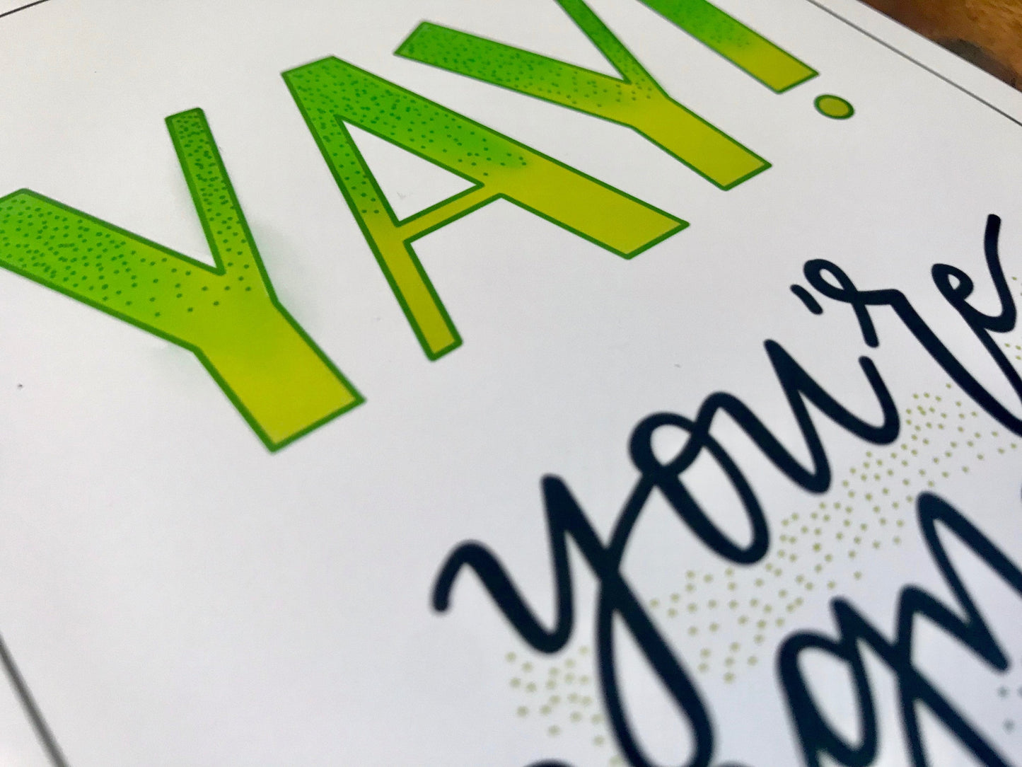 Yay! You're Pregnant by StoneDonut Design