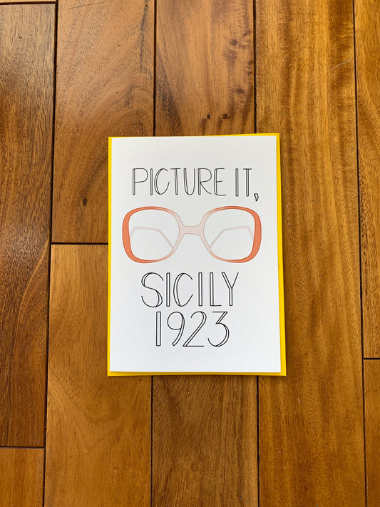 Golden Girls Sophia Card by StoneDonut Design