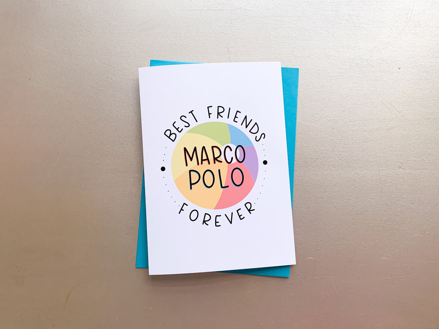 Best Friend Marco Polo Card by StoneDonut Design
