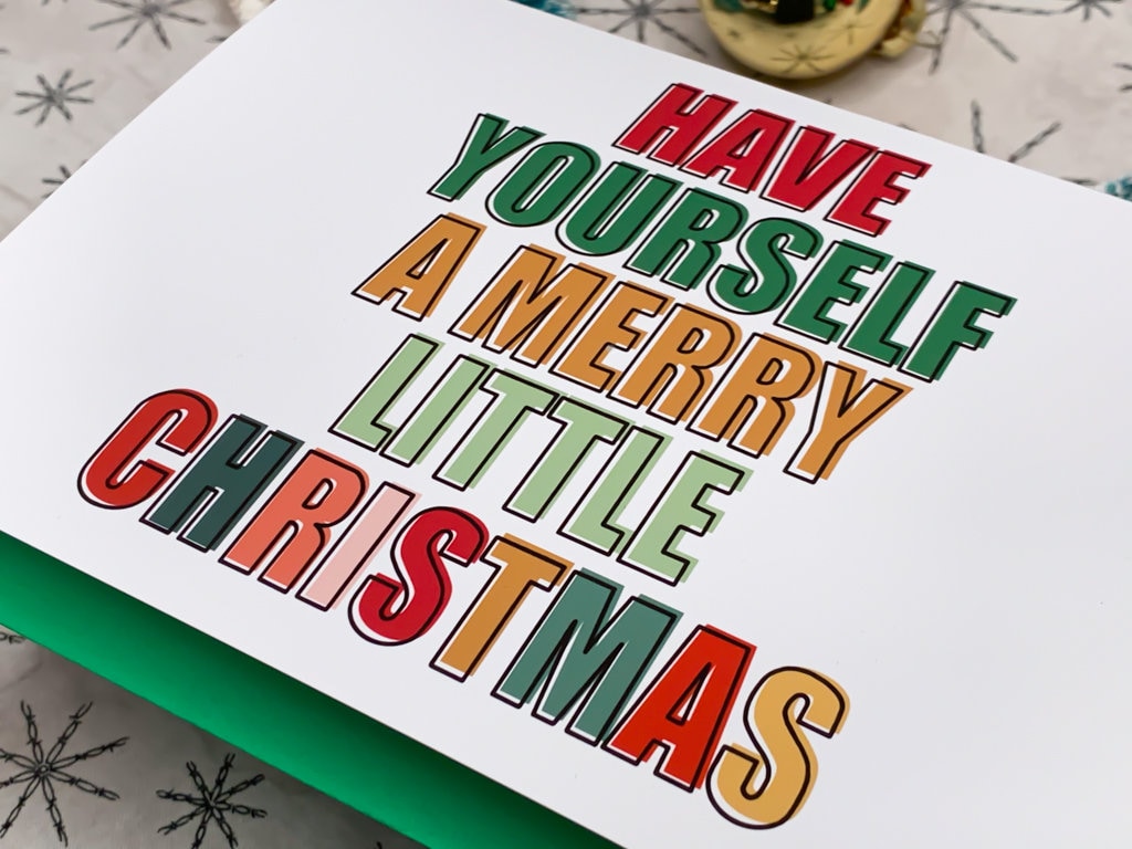 Have Yourself a Merry Little Christmas Card by StoneDonut Design