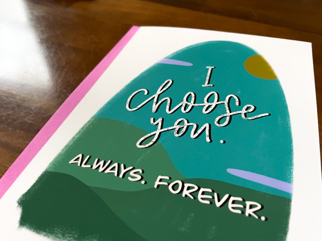 I Choose You Card by StoneDonut Design