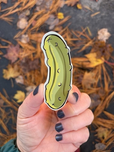 Dill Pickle Vinyl Sticker