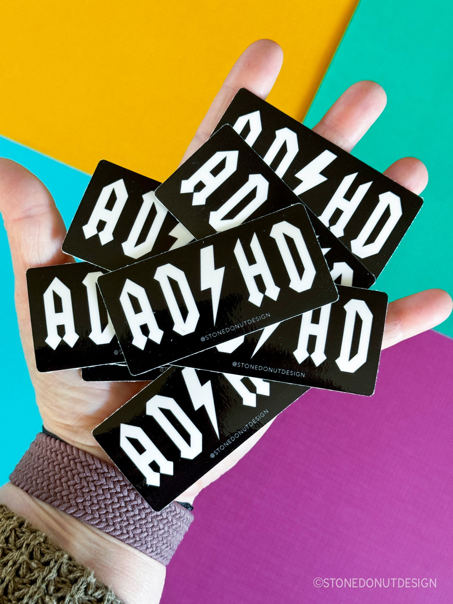 Stickers – Stone Donut Design