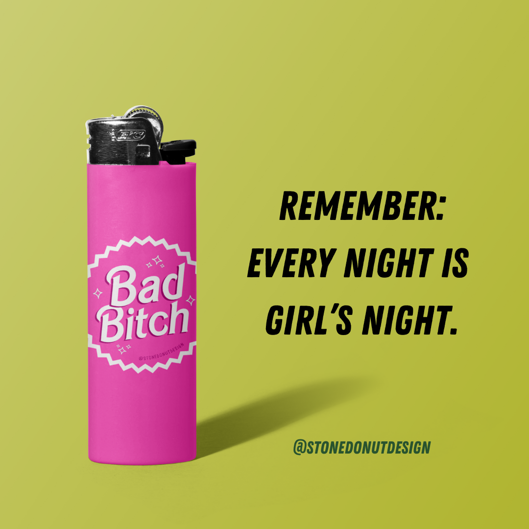 Bad Lighter Bad Bitch Lighter – Stone Donut Design