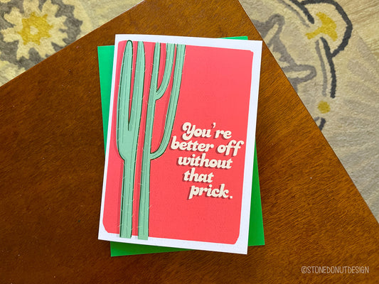 You're Better Off Divorce Card by Stone Donut Design