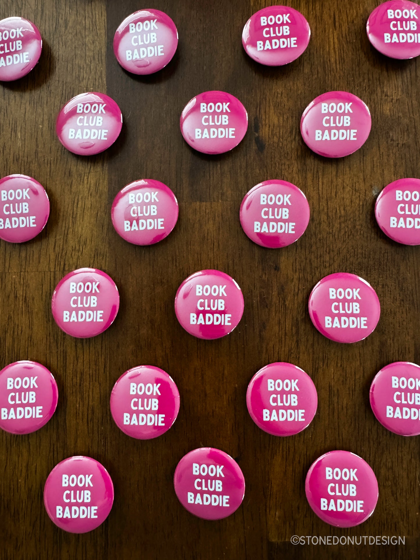 Book Club Baddie Pinback Button