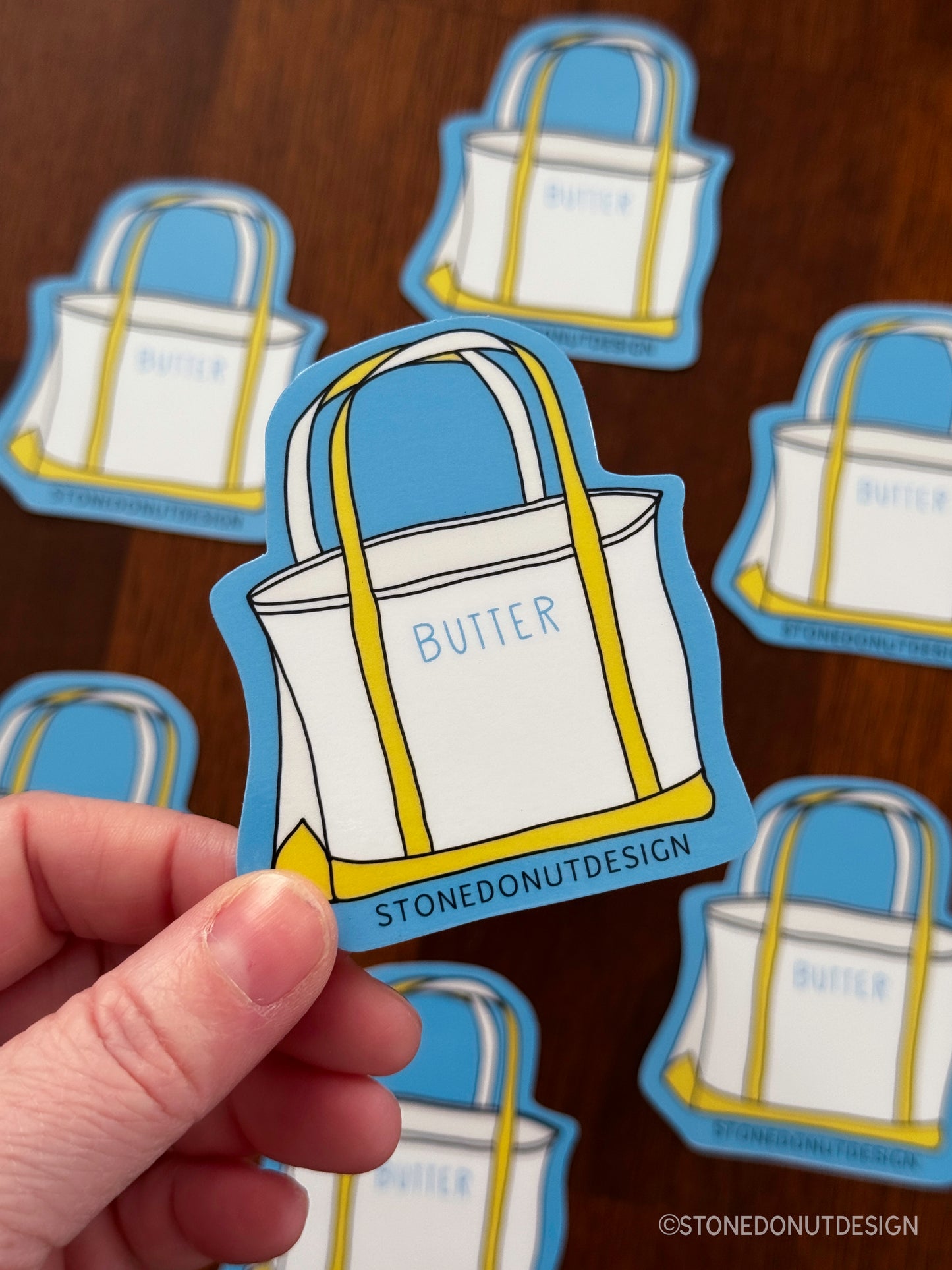 Snarky Tote Bag Sticker