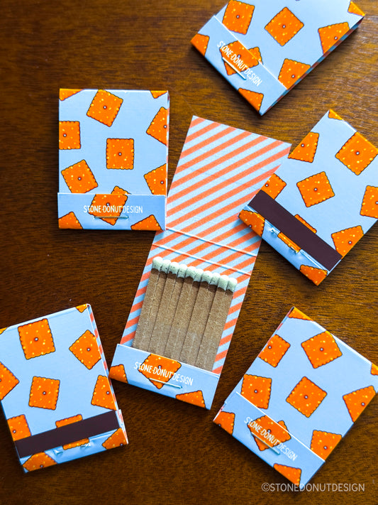 Cheez-y Cracker Matchbook