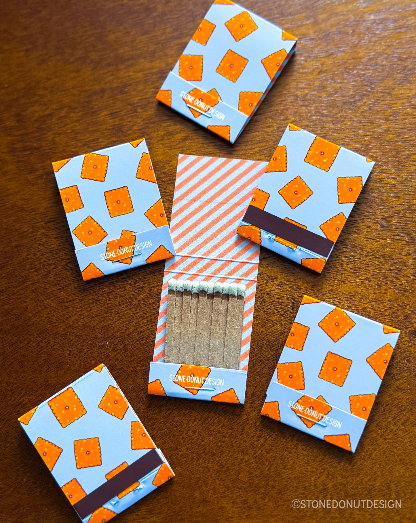 Cheez-y Cracker Matchbook