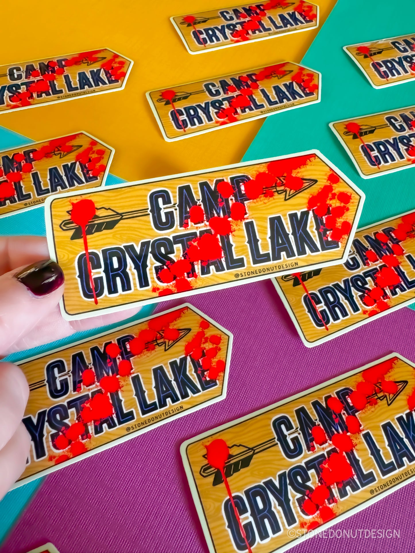 Camp Crystal Lake Vinyl Sticker