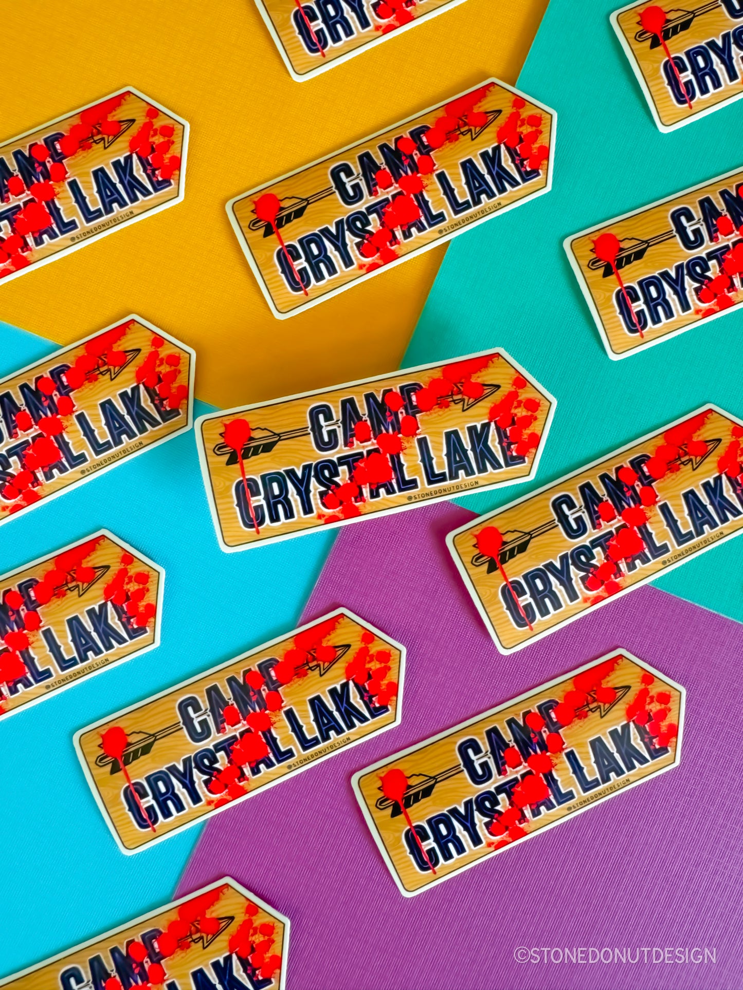 Camp Crystal Lake Vinyl Sticker