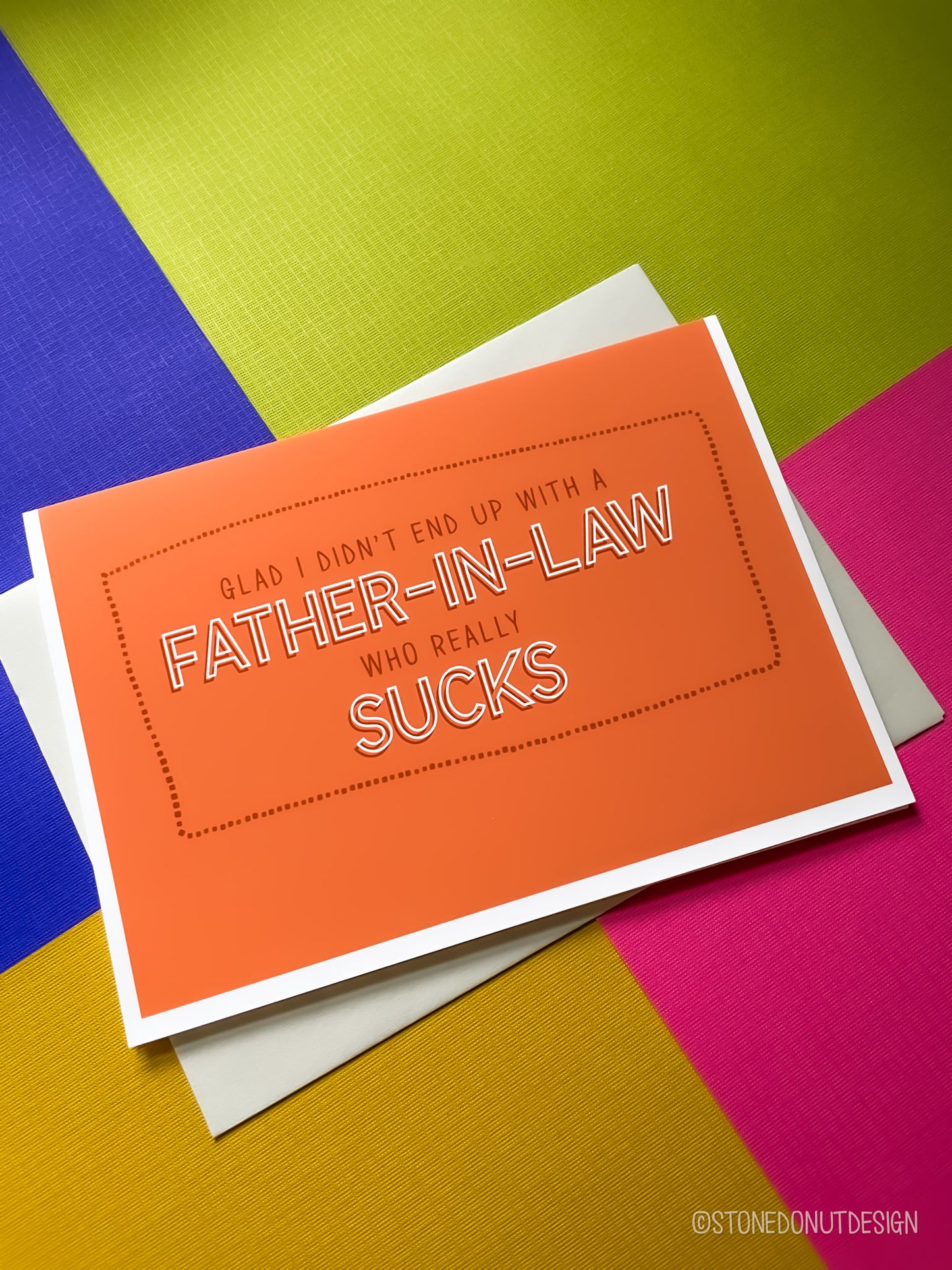 Father-in-Law Sucks Father's Day Card