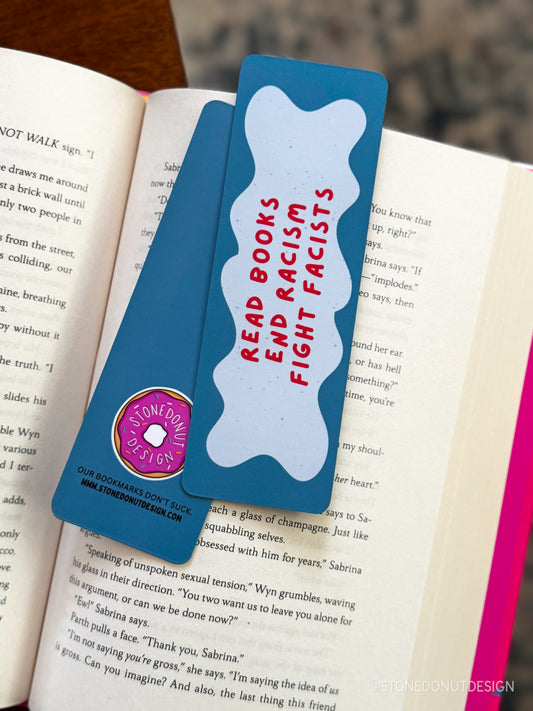 Drink Coffee End Racism Fight Facists Matte Bookmark