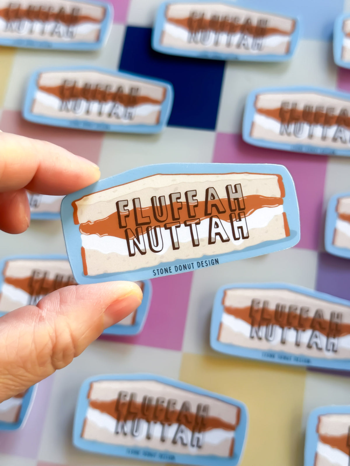 Fluffah Nuttah Vinyl Sticker