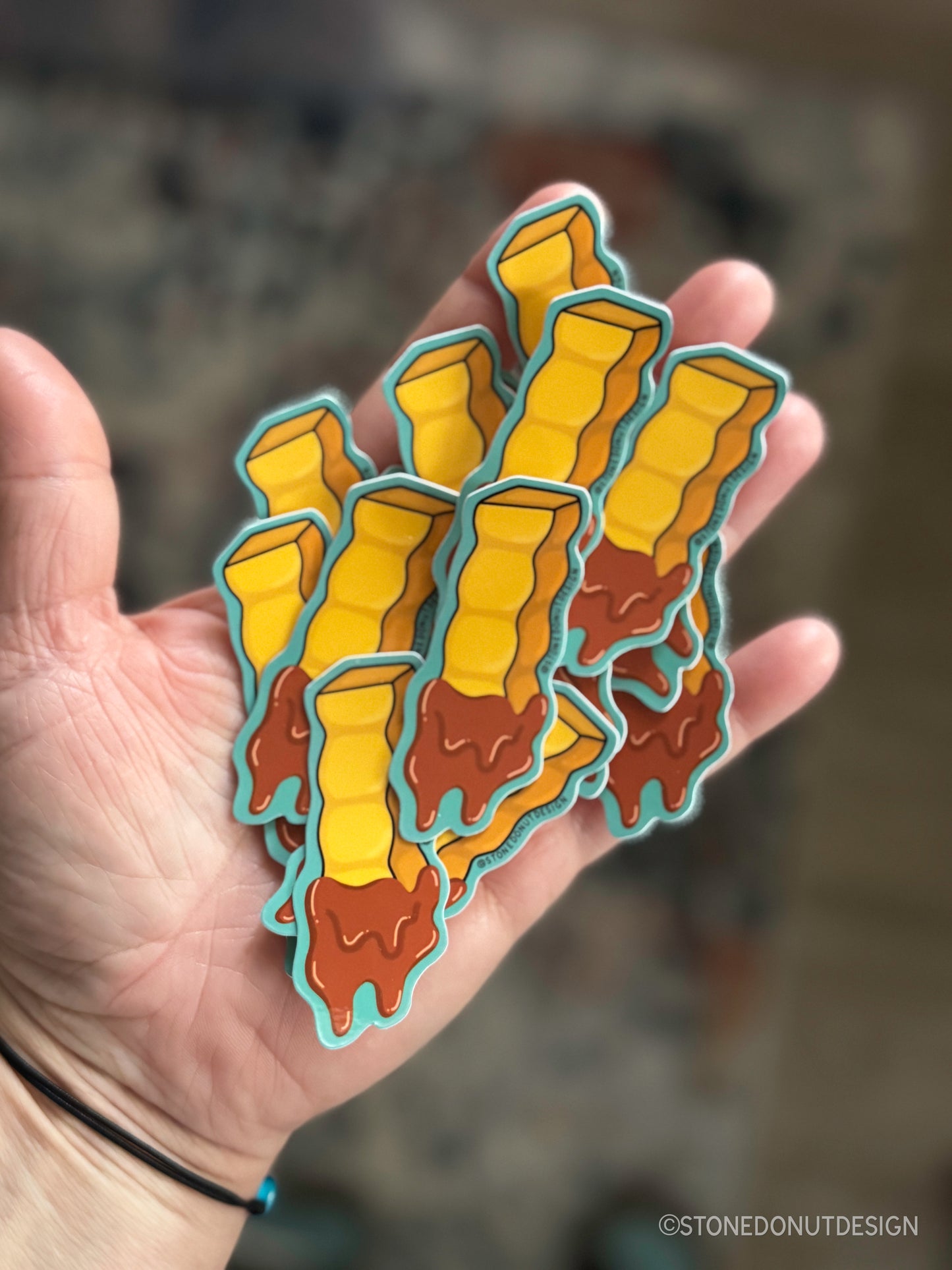 French Fry with Ketchup Sticker