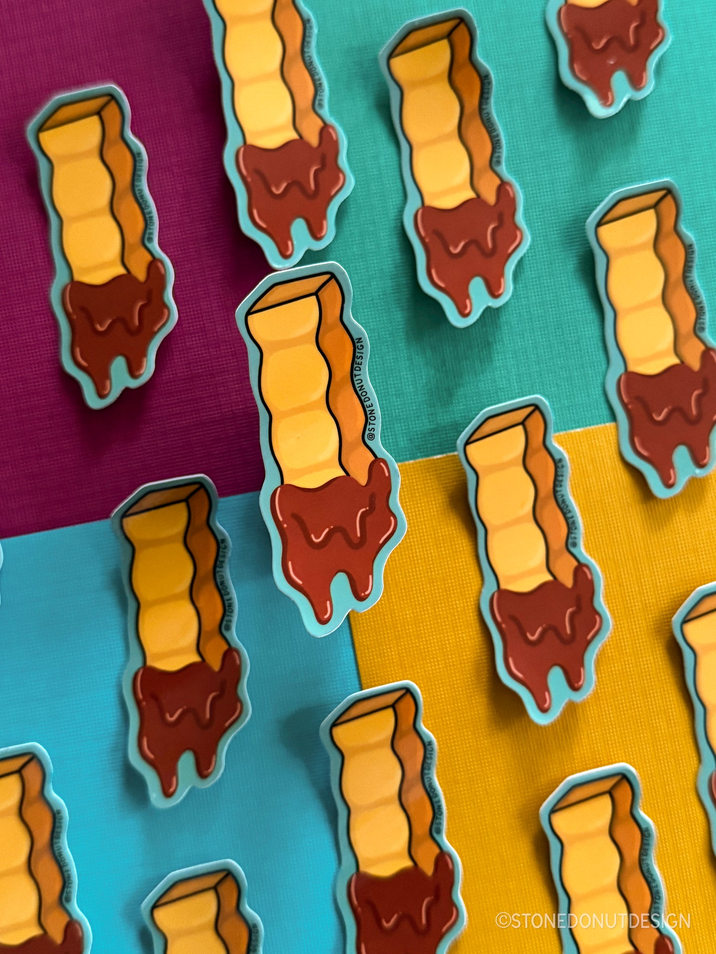 French Fry with Ketchup Sticker