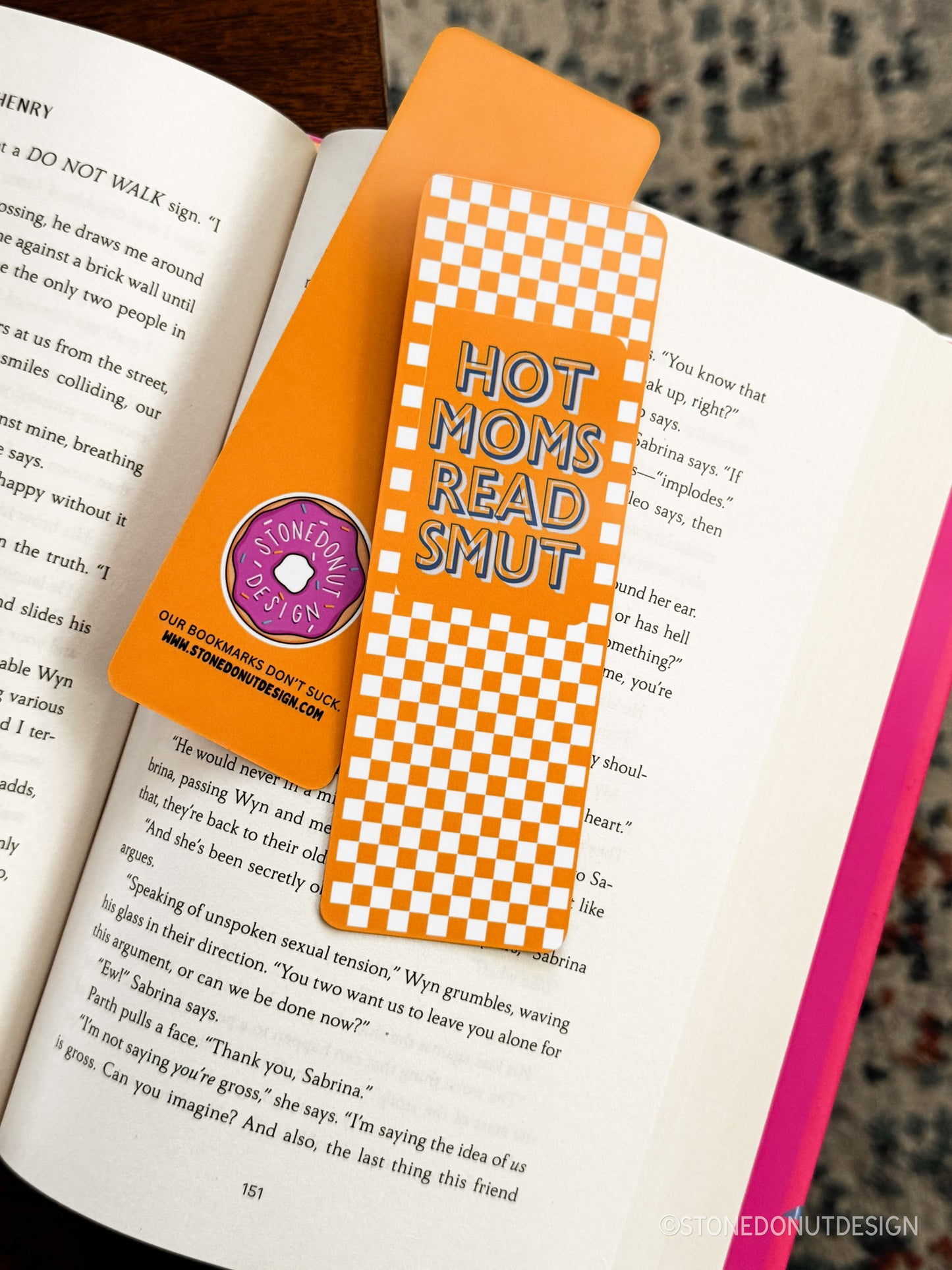 Hot Moms Read Smut Matte Bookmark