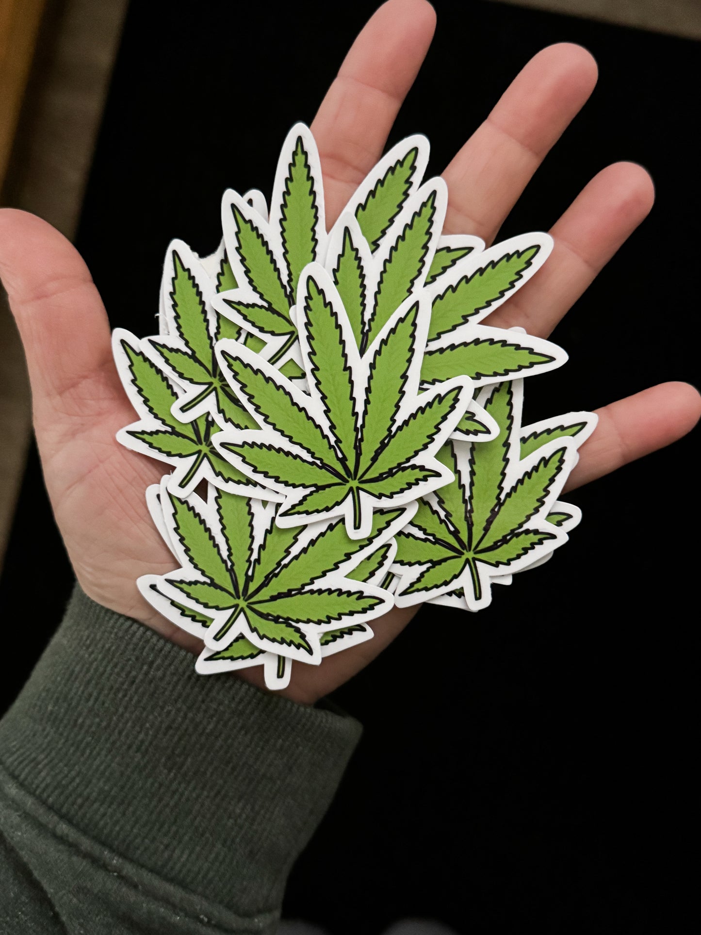 Cannabis Leaf Vinyl Sticker
