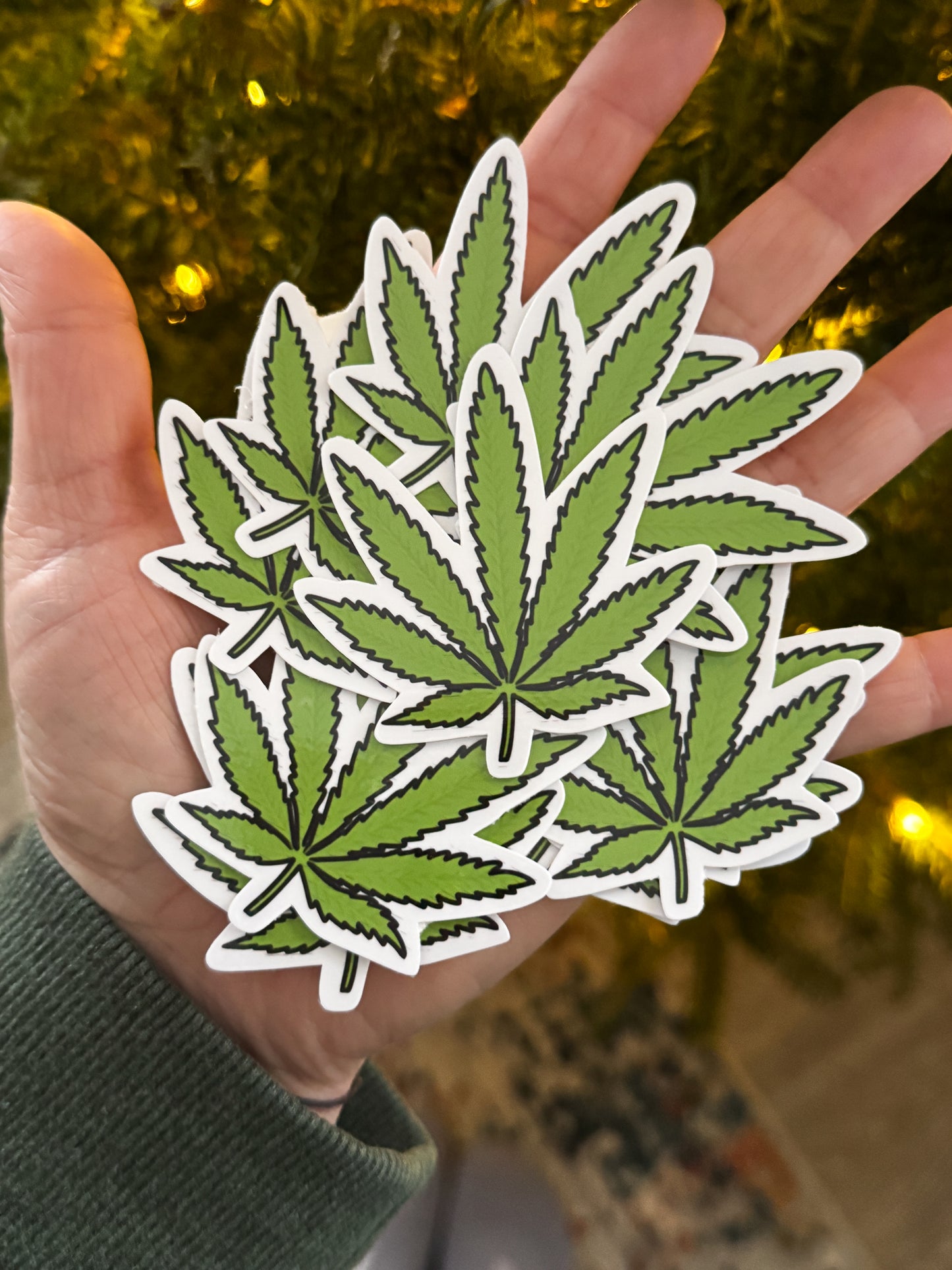 Cannabis Leaf Vinyl Sticker